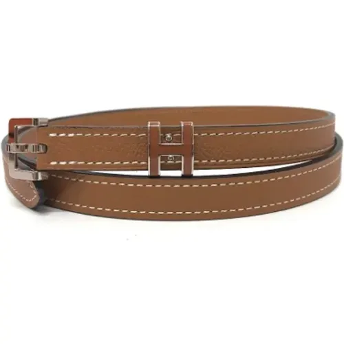 Pre-owned Belts, female, , Size: ONE SIZE Pre-owned Leather belts - Hermès Vintage - Modalova