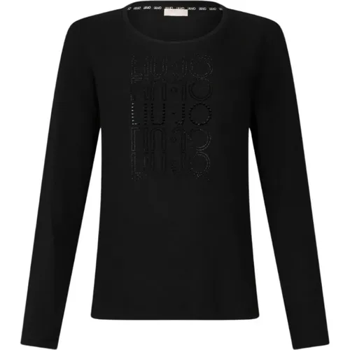 Long Sleeve Tops, female, , Size: S ECS T-Shirt Moda M/L - Liu Jo - Modalova