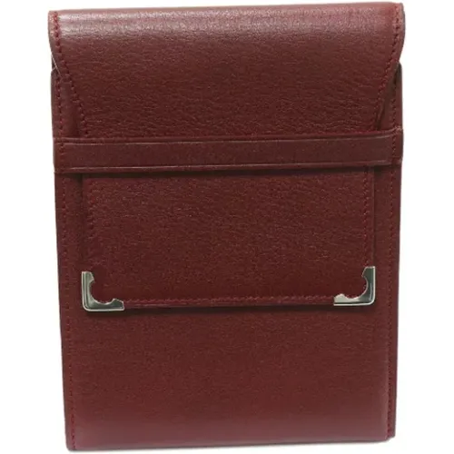 Pre-owned Wallets, female, , Size: ONE SIZE Pre-owned Leather wallets - Cartier Vintage - Modalova