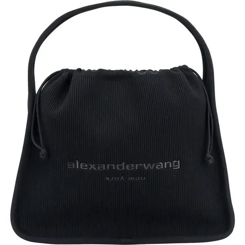 Shoulder Bag with Drawstring Closure , female, Sizes: ONE SIZE - alexander wang - Modalova