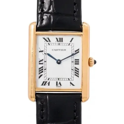 Pre-owned Stainless Steel watches , female, Sizes: ONE SIZE - Cartier Vintage - Modalova