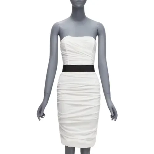 Pre-owned Silk dresses , female, Sizes: 2XS - Dolce & Gabbana Pre-owned - Modalova