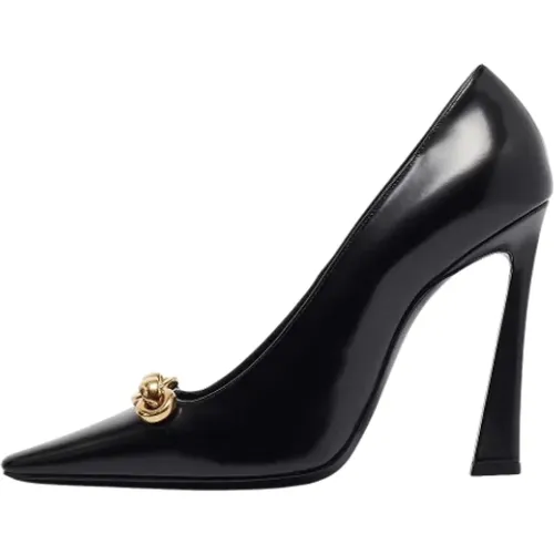 Pre-owned Pumps, female, , Size: 10 US Pre-owned Leather heels - Yves Saint Laurent Vintage - Modalova