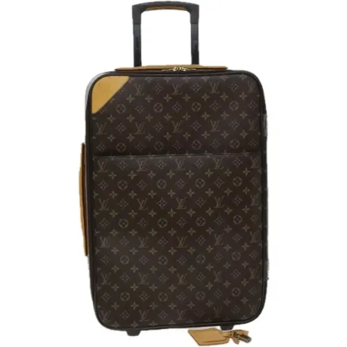 Pre-owned Weekend Bags, female, , Size: ONE SIZE Pre-owned Canvas travel-bags - Louis Vuitton Vintage - Modalova