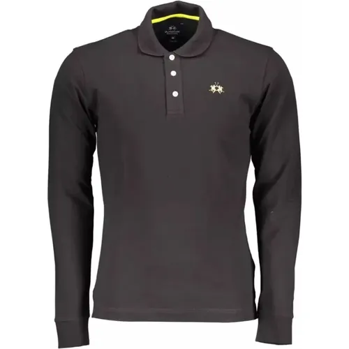 Elegantes Slim Fit Poloshirt mit Stickerei , Herren, Größe: 2XL - LA MARTINA - Modalova