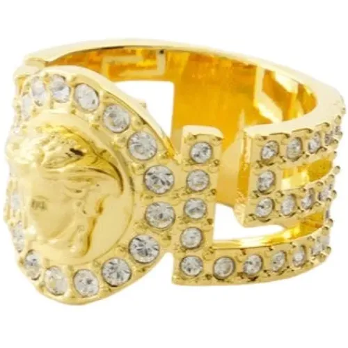 Medusa Emblem Ring , Damen, Größe: 54 MM - Versace - Modalova