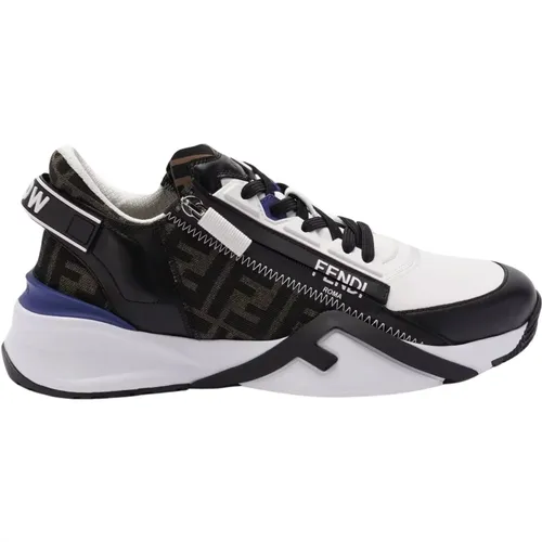 Black Sneakers with Elasticated Laces , male, Sizes: 6 UK, 11 UK, 8 UK - Fendi - Modalova