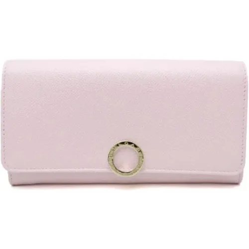 Pre-owned Wallets, female, , Size: ONE SIZE Pre-owned Leather wallets - Bvlgari Vintage - Modalova