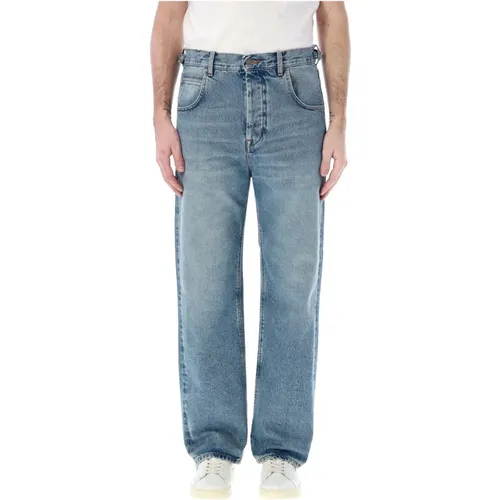 Logan Jeans - Blaue Gewaschene Denim , Herren, Größe: W31 - Haikure - Modalova