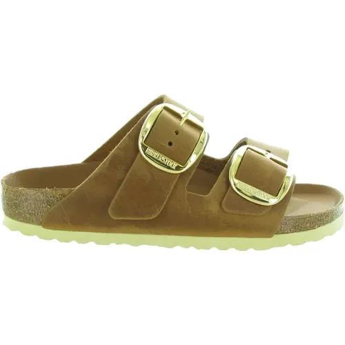 Big Buckle Sandalen , Herren, Größe: 38 EU - Birkenstock - Modalova