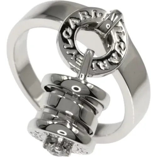 Pre-owned Silver rings , female, Sizes: ONE SIZE - Bvlgari Vintage - Modalova