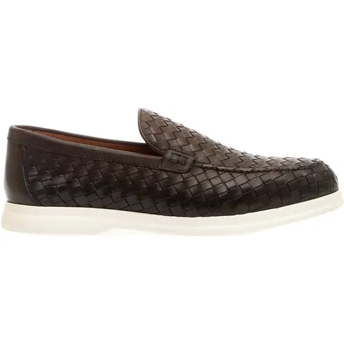 Men's Shoes Loafer Marrone Ss24 , male, Sizes: 6 UK, 5 UK, 8 UK, 6 1/2 UK, 9 UK, 10 UK - Doucal's - Modalova