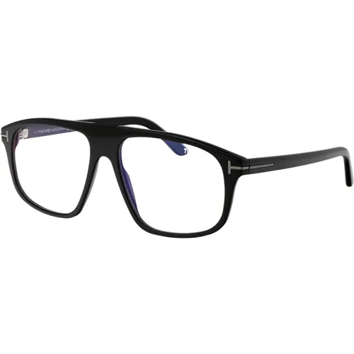 Glasses, male, , Size: 55 MM Stylish Optical Glasses Ft5901-B-N - Tom Ford - Modalova