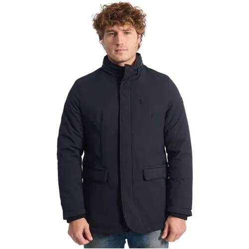 Double-Breasted Jacket with Removable Bib , male, Sizes: L, 2XL, XL, 3XL - Baldinini - Modalova