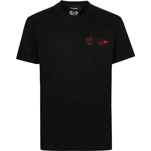 Stylisches T-Shirt für einen coolen Look , Herren, Größe: 2XL - Dsquared2 - Modalova