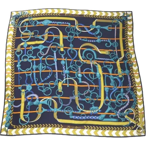 Pre-owned Scarves, female, , Size: ONE SIZE Pre-owned Cashmere scarves - Hermès Vintage - Modalova