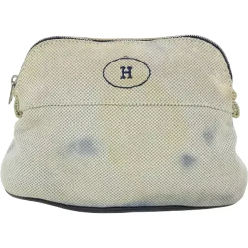 Pre-owned Cotton pouches , female, Sizes: ONE SIZE - Hermès Vintage - Modalova