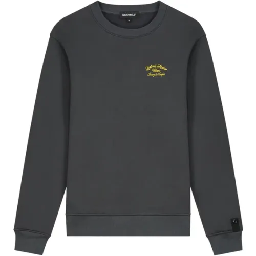 Milano Sweater Men's Grey , male, Sizes: L, XS, M, S, XL - Quotrell - Modalova