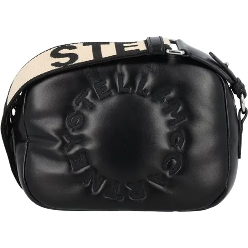 Schwarze Handtasche mit gepolsterter Kameratasche - Stella Mccartney - Modalova