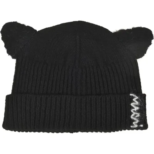 Beanies, male, , Size: M Stylish Hats Collection - Marni - Modalova