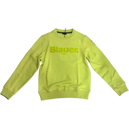 Crewneck Sweatshirt , male, Sizes: 2XL, XL - Blauer - Modalova