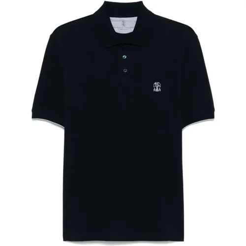 Midnight Polo Shirts Kollektion - BRUNELLO CUCINELLI - Modalova