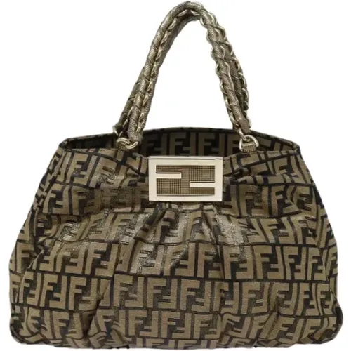 Pre-owned Tote Bags, female, , Size: ONE SIZE Pre-owned Canvas fendi-bags - Fendi Vintage - Modalova