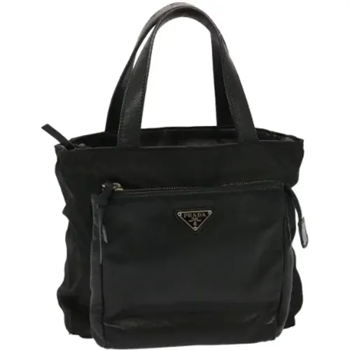 Pre-owned Tote Bags, female, , Size: ONE SIZE Pre-owned Nylon handbags - Prada Vintage - Modalova