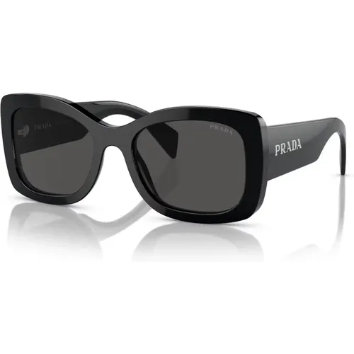 Schwarze/Dunkelgraue Sonnenbrille,Sunglasses,Moderne A08S Sonnenbrille,Schildpatt/Dunkelbraune Sonnenbrille - Prada - Modalova
