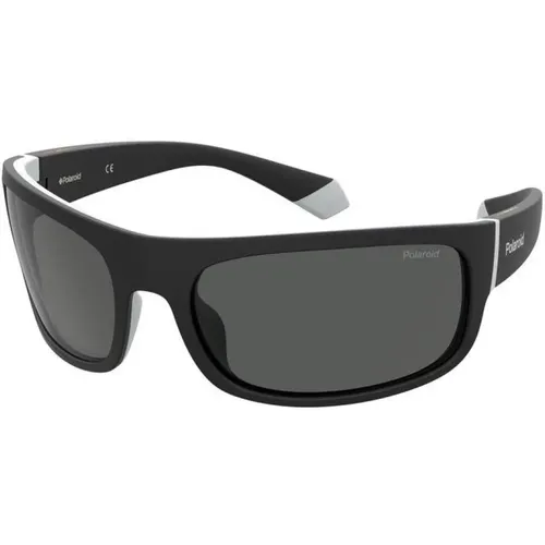 Schwarze Sonnenbrille für Männer,Blau Grau/Blau Sonnenbrille - Polaroid - Modalova
