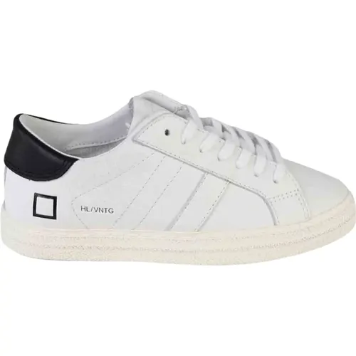Weiße Junior Sneakers mit Schwarzem Tallocino - D.a.t.e. - Modalova