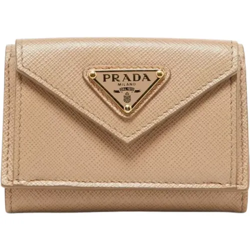 Pre-owned Leather wallets , female, Sizes: ONE SIZE - Prada Vintage - Modalova