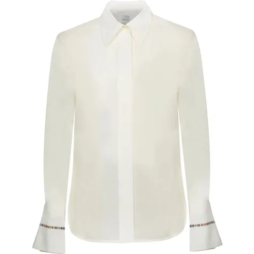 Weiße Bluse Damenmode , Damen, Größe: M - PS By Paul Smith - Modalova