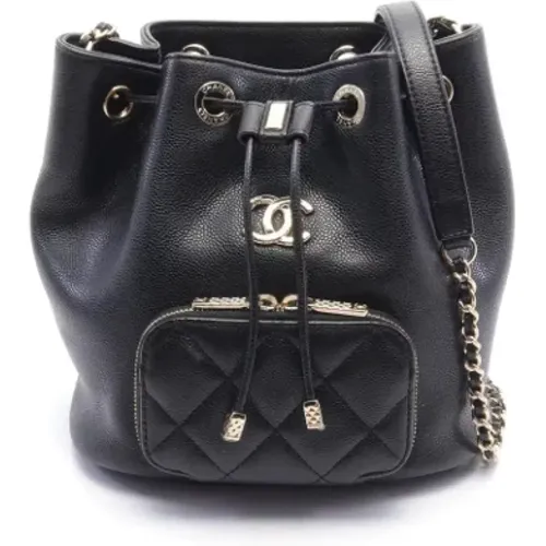 Pre-owned Bucket Bags, female, , Size: ONE SIZE Pre-owned Leather chanel-bags - Chanel Vintage - Modalova