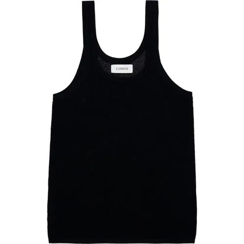 Mesh tank top , female, Sizes: XS, 2XS - Laneus - Modalova