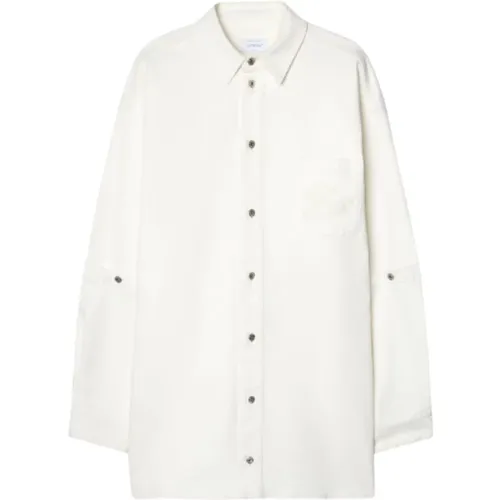 Shirts,Oversized Weiße Denim Hemdjacke Off - Off White - Modalova