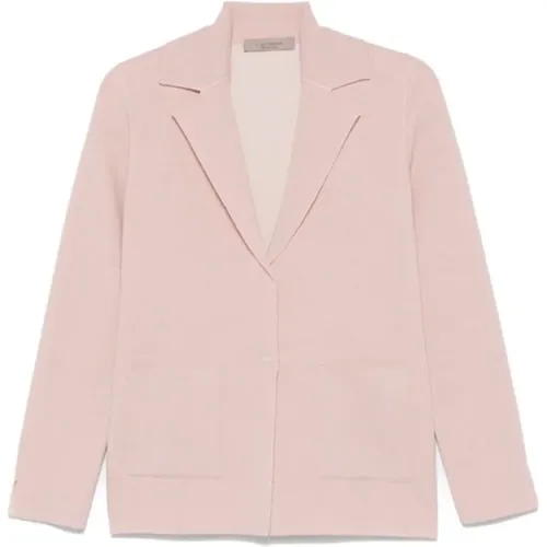 Blazers, female, , Size: XL Blush Knitted Blazer - D.Exterior - Modalova