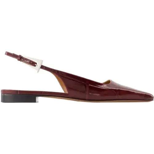 Leather flats , female, Sizes: 6 UK - Paris Texas - Modalova