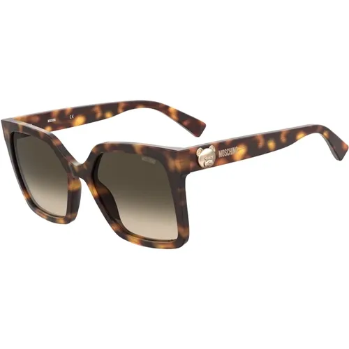 Stylische Sonnenbrille Mos123/S , Damen, Größe: 55 MM - Moschino - Modalova