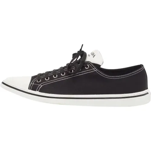 Pre-owned Sneakers, male, , Size: 11 1/2 US Pre-owned Canvas sneakers - Prada Vintage - Modalova