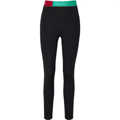 Lange Wo-Leggings (7/8) für Frauen , Damen, Größe: L - Calvin Klein - Modalova