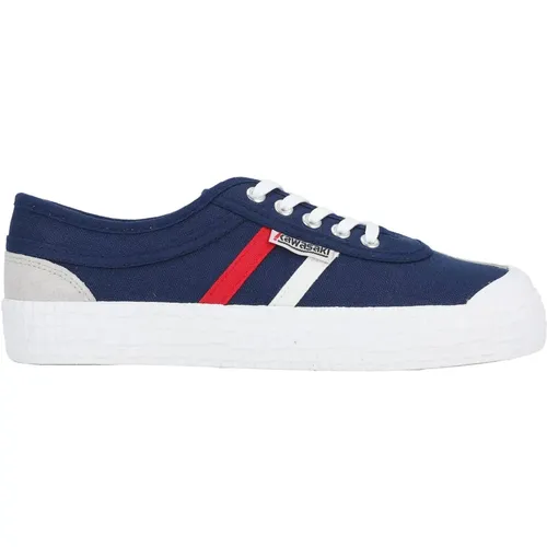 Retro Canvas Sneakers , Herren, Größe: 43 EU - Kawasaki - Modalova