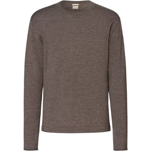 Merino Wool Crewneck Sweater , Herren, Größe: XL - Massimo Alba - Modalova