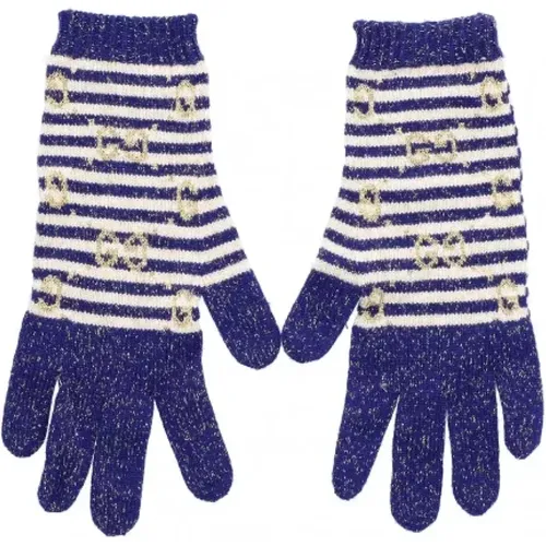 Pre-owned Accessories, unisex, , Size: ONE SIZE Pre-owned Wool gloves - Gucci Vintage - Modalova