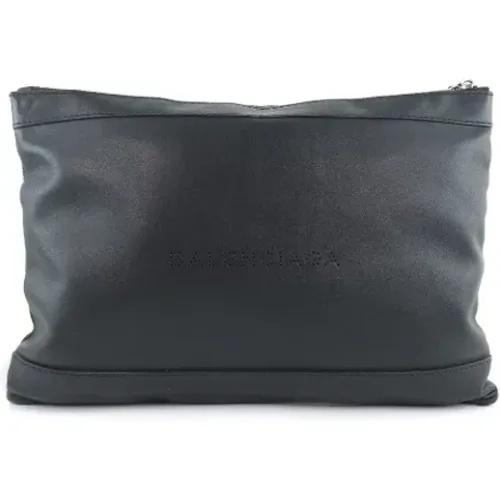 Pre-owned Clutches, female, , Size: ONE SIZE Pre-owned Leather clutches - Balenciaga Vintage - Modalova