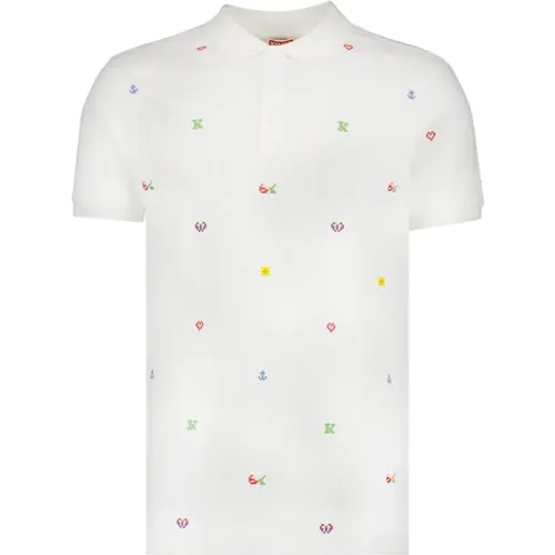 Pixel Polo Shirt , Herren, Größe: L - Kenzo - Modalova