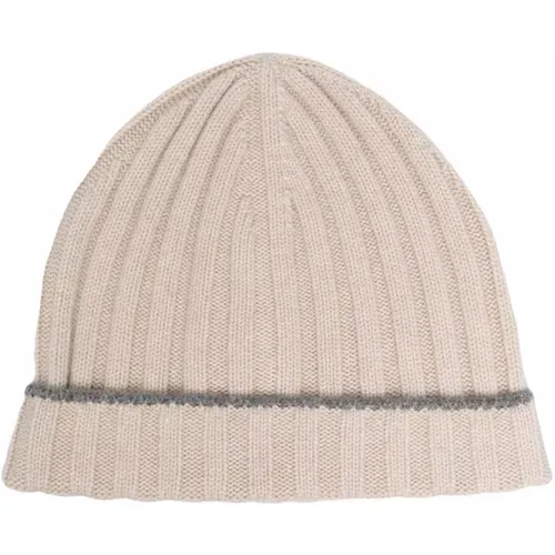 Beanies, male, , Size: M Hats & Caps for Men - BRUNELLO CUCINELLI - Modalova