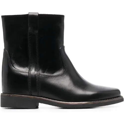 Schwarze Leder Susee Stiefel , Damen, Größe: 36 EU - Isabel marant - Modalova