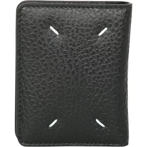Italian Leather Bi-Fold Wallet , female, Sizes: ONE SIZE - Maison Margiela - Modalova