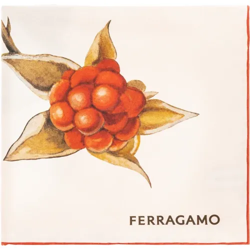 Schal mit Logo , Damen, Größe: ONE Size - Salvatore Ferragamo - Modalova